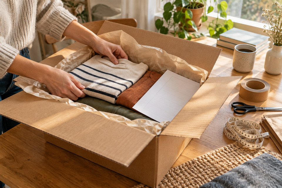 Parcel preparation editorial